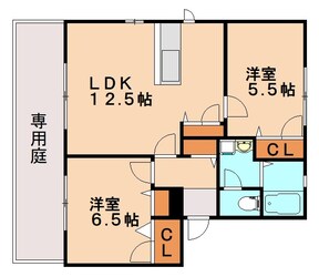 水城駅 徒歩11分 1階の物件間取画像